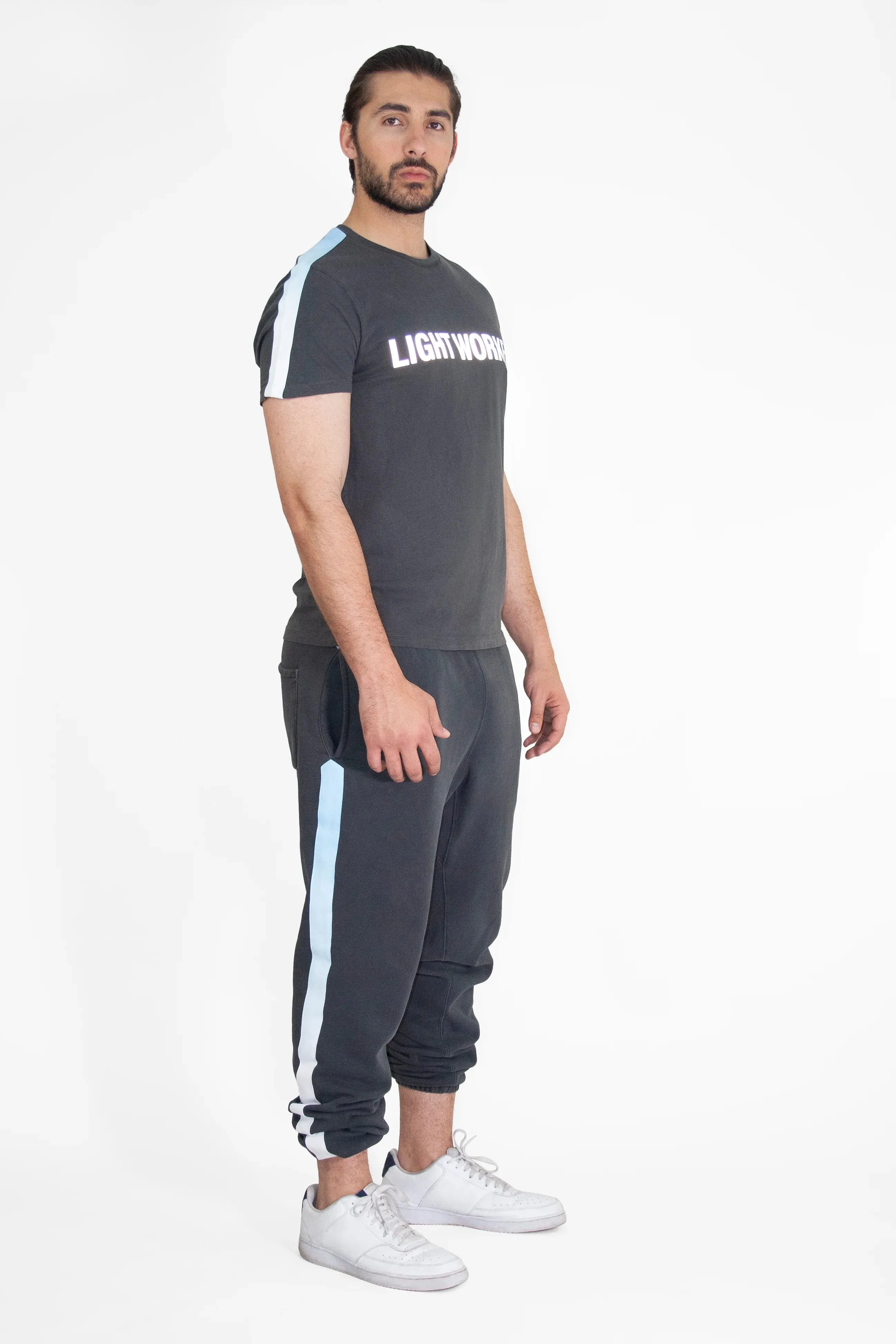 Lightworker T-Shirt in Space Glow sold by Galactic Federation of Light product image thumbnail 4
