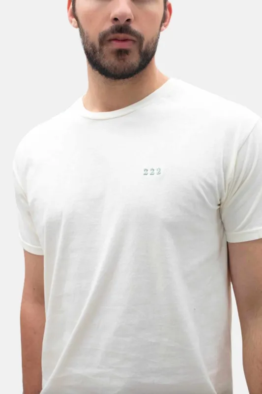 222 T-Shirt in Bone sold by Galactic Federation of Light
