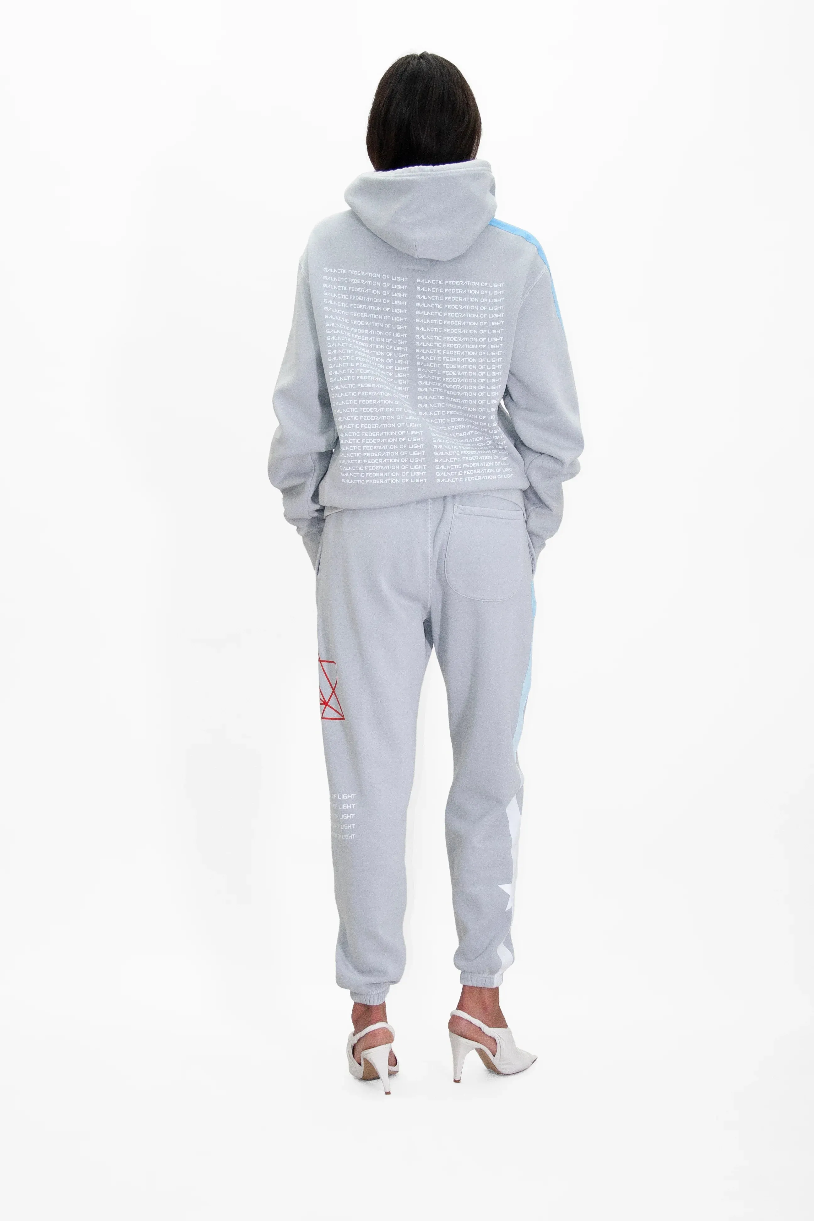 Hyper Galactic Hoodie in Galactic Gray sold by Galactic Federation of Light product image thumbnail 4