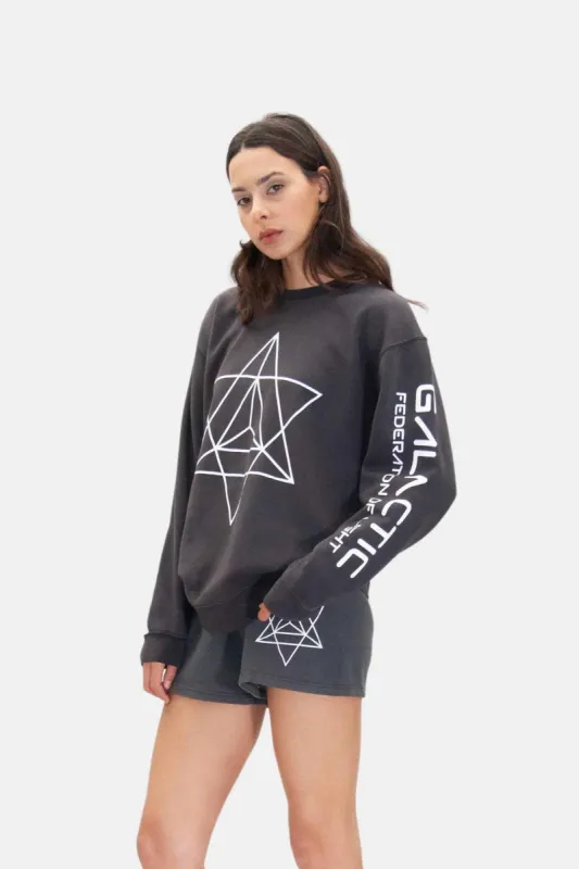 Merkaba Sweatshirt in Space Glow sold by Galactic Federation of Light