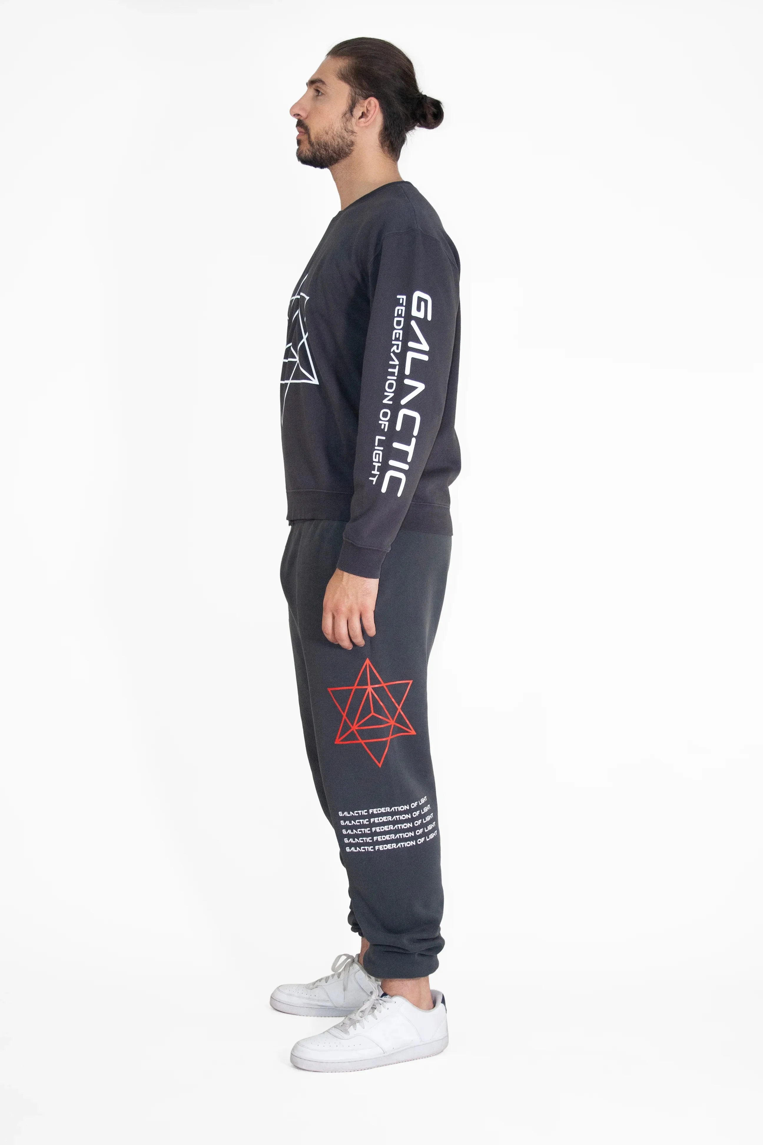 Merkaba Sweatshirt in Space Glow sold by Galactic Federation of Light product image thumbnail 3