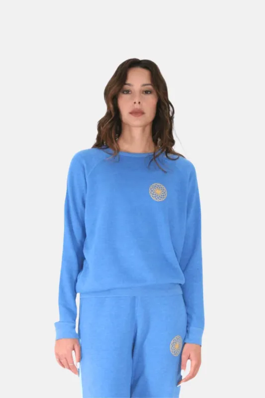 Women's Lotus Sweatshirt sold by Galactic Federation of Light