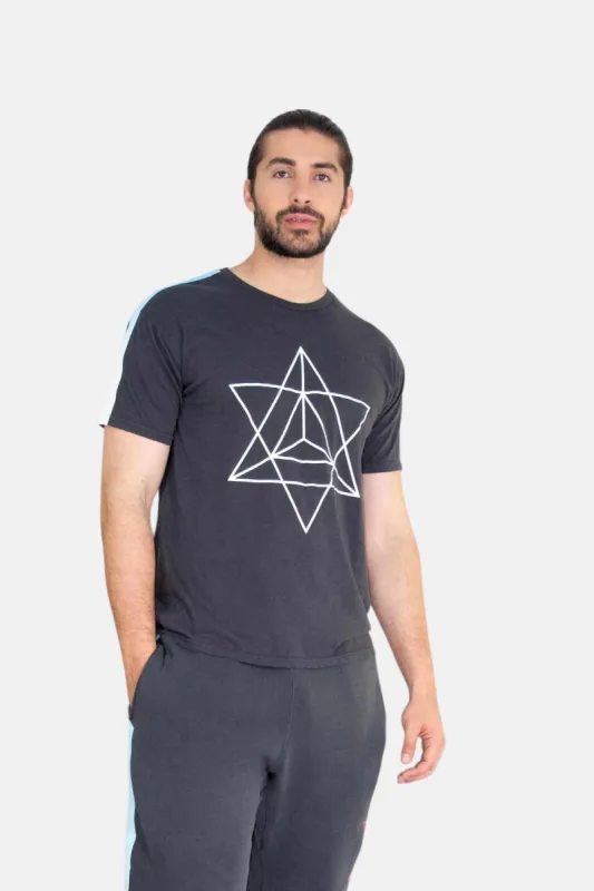 Merkaba T-Shirt in Space Glow sold by Galactic Federation of Light