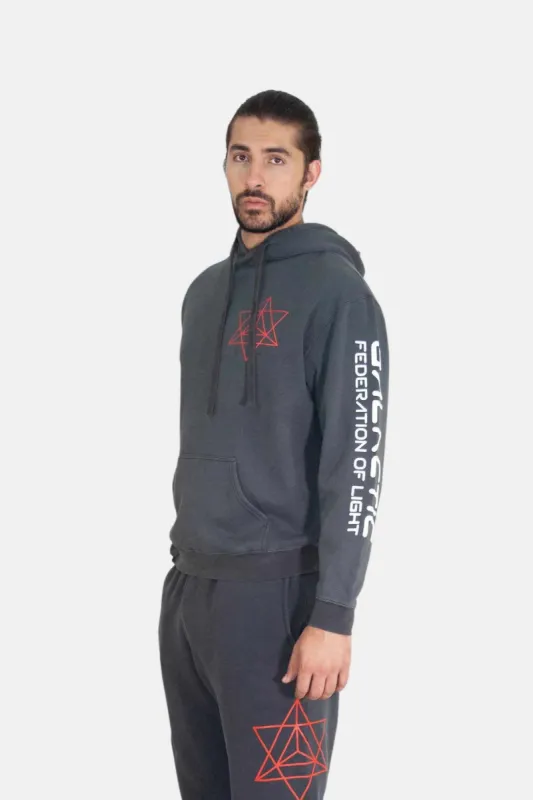 Merkaba Hoodie in Space Glow sold by Galactic Federation of Light