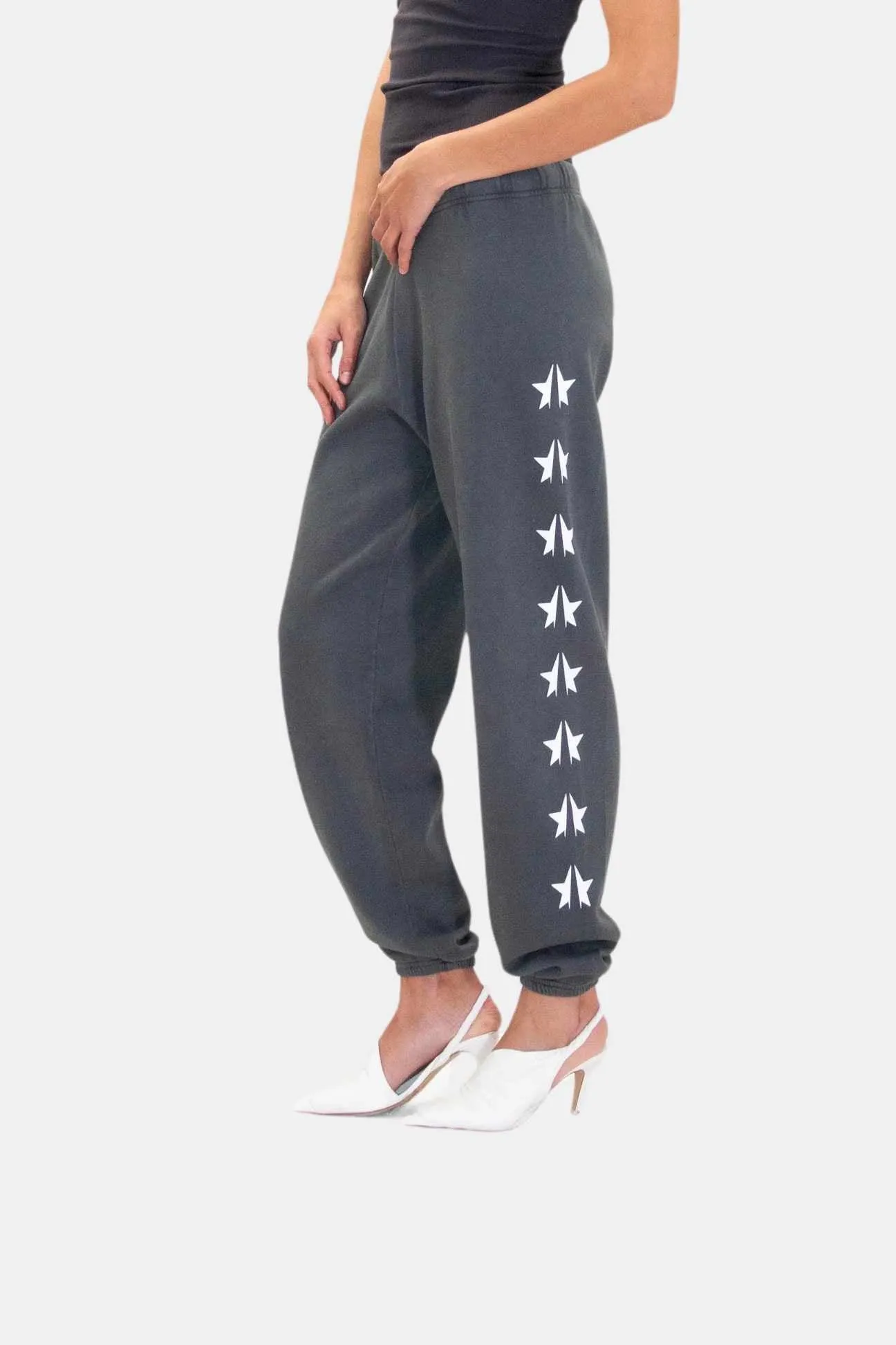 Women's Stars Sweatpants in Space Glow sold by Galactic Federation of Light