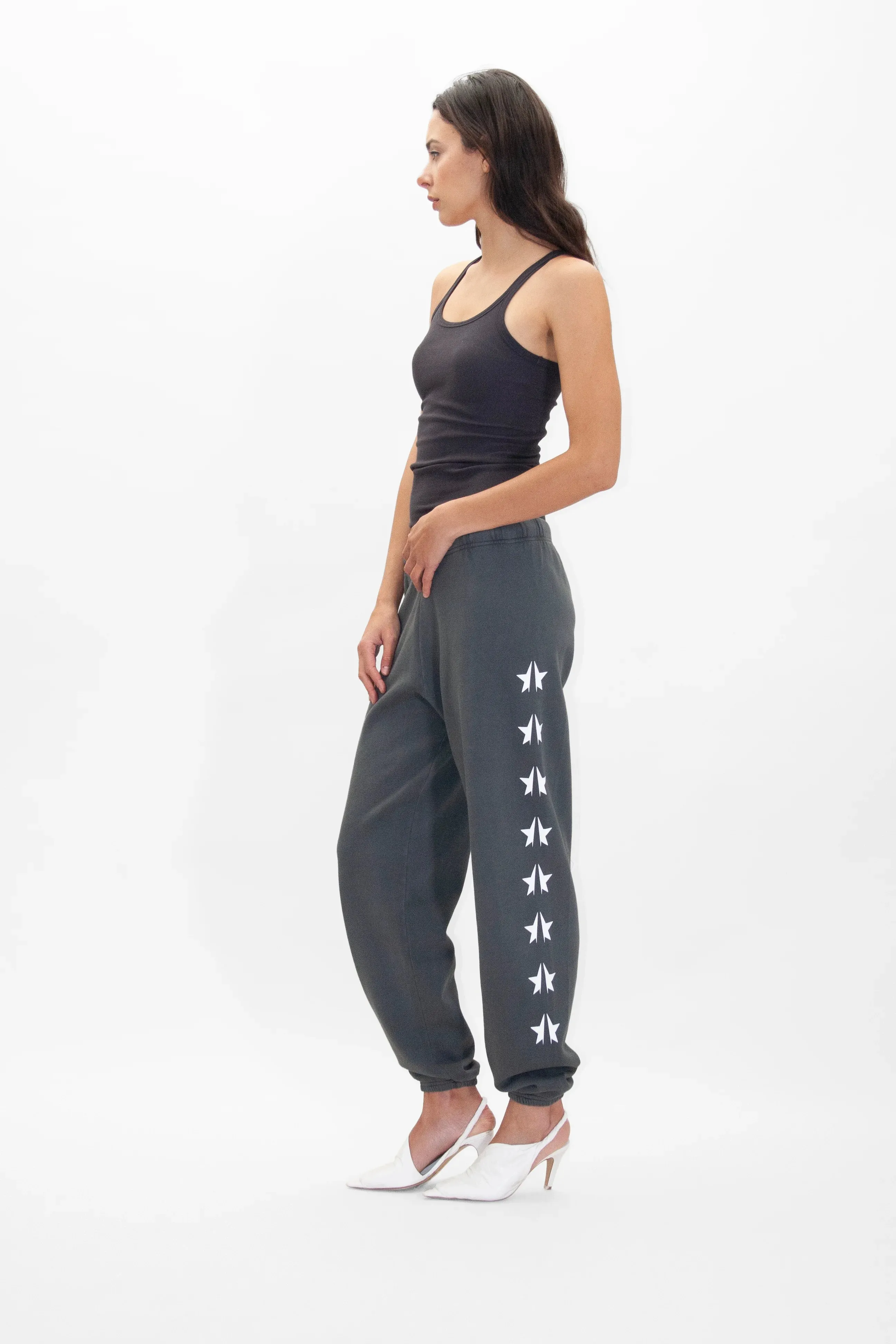 Women's Stars Sweatpants in Space Glow sold by Galactic Federation of Light product image thumbnail 2