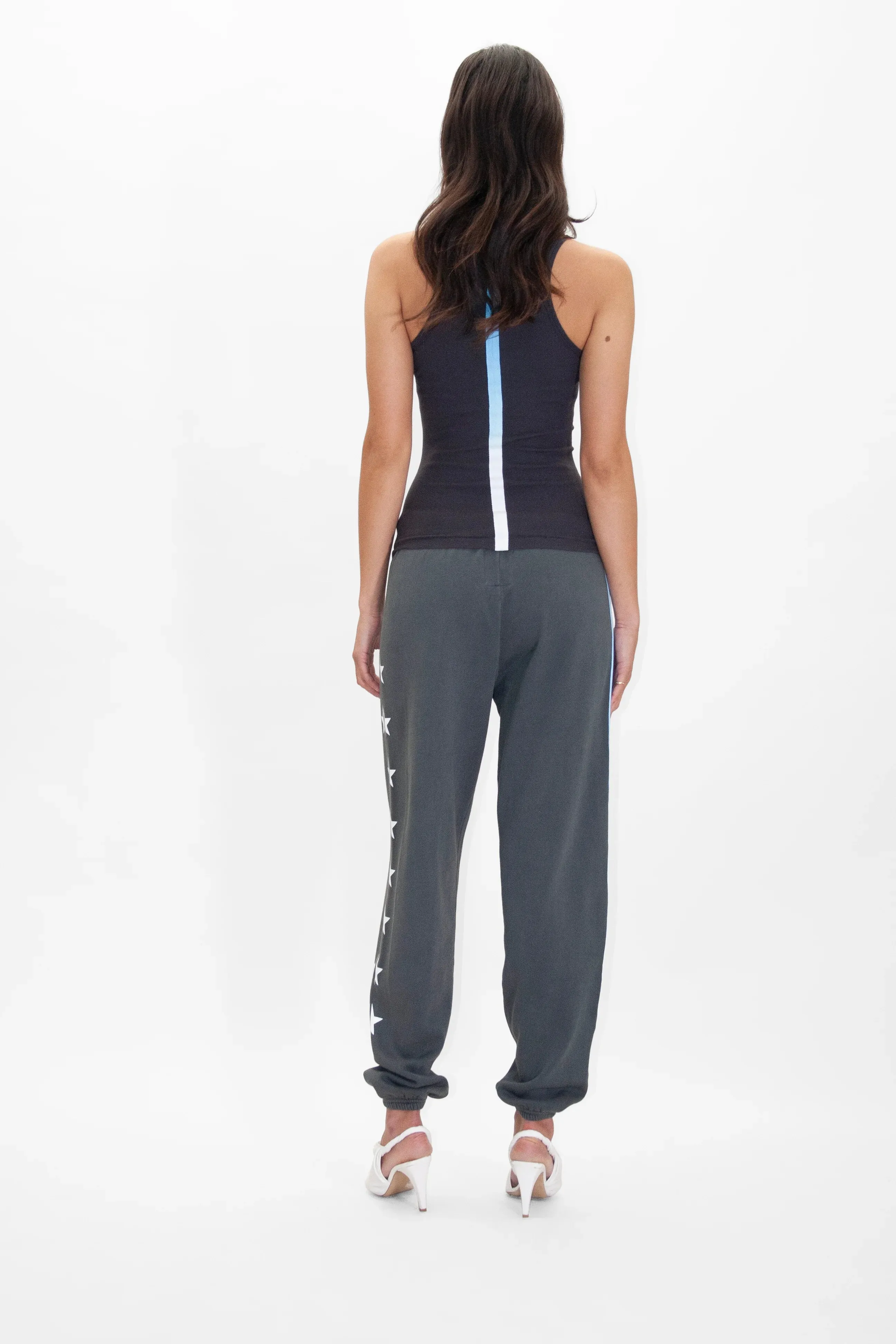 Women's Stars Sweatpants in Space Glow sold by Galactic Federation of Light product image thumbnail 4