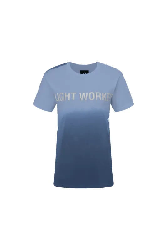 Light Worker T-Shirt in Storm sold by Galactic Federation of Light
