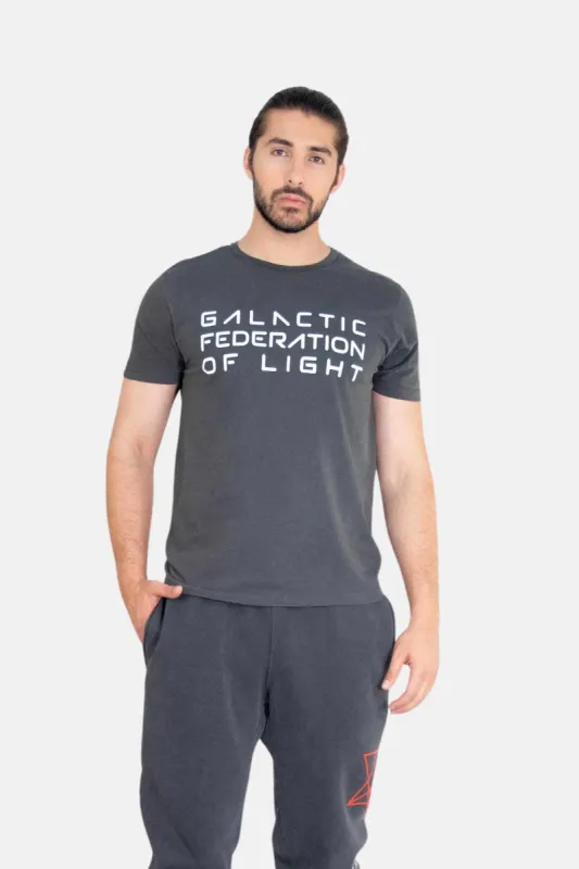 GFL Stack T-Shirt in Space Glow sold by Galactic Federation of Light