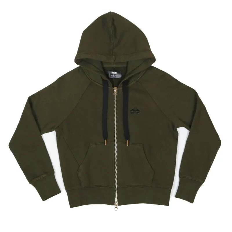 No. 1 OLIVE ZIP HOODIE sold by Hinoki in Common