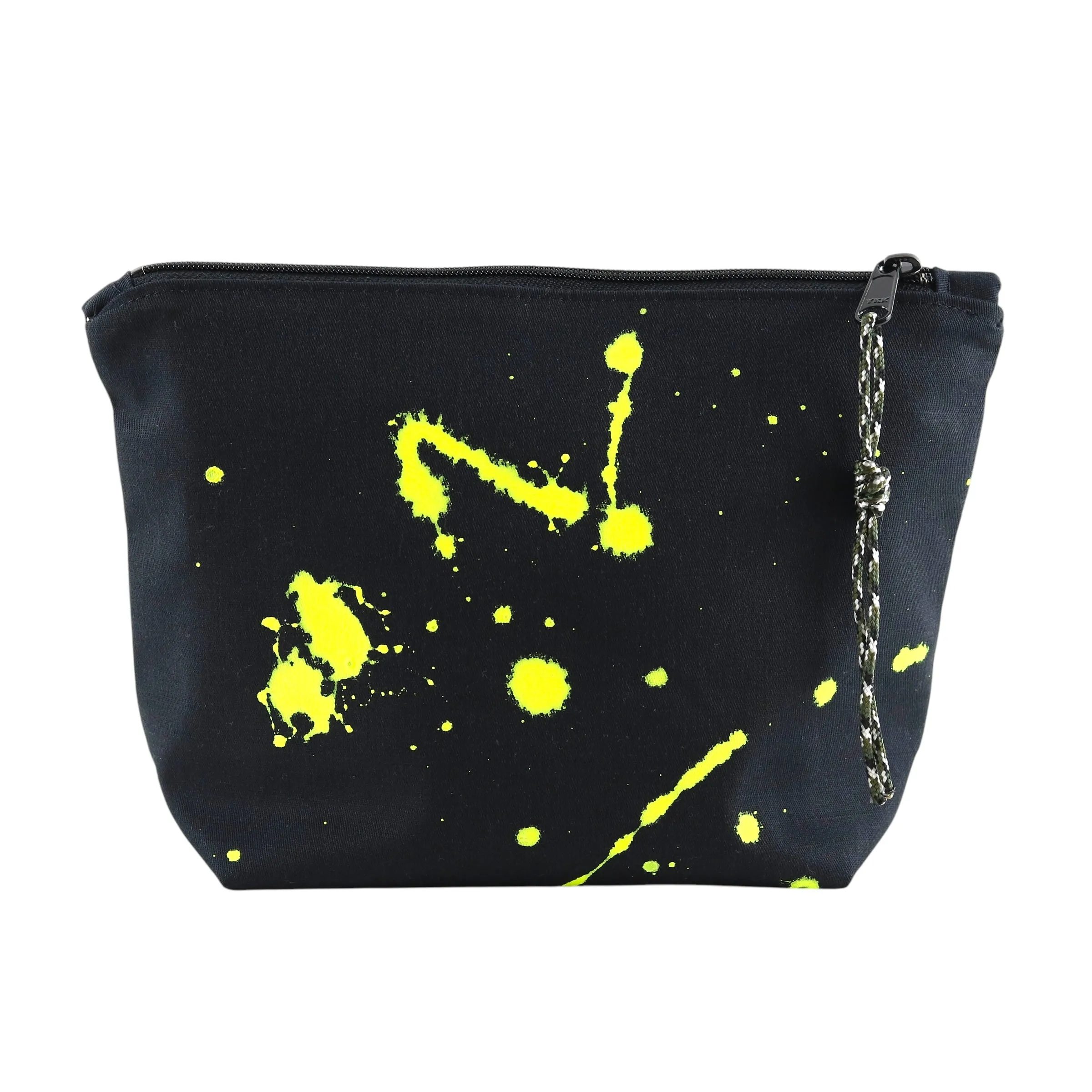 No. 8 MEDIUM ZIPPER POUCH Olive with Black sold by Hinoki in Common product image thumbnail 2