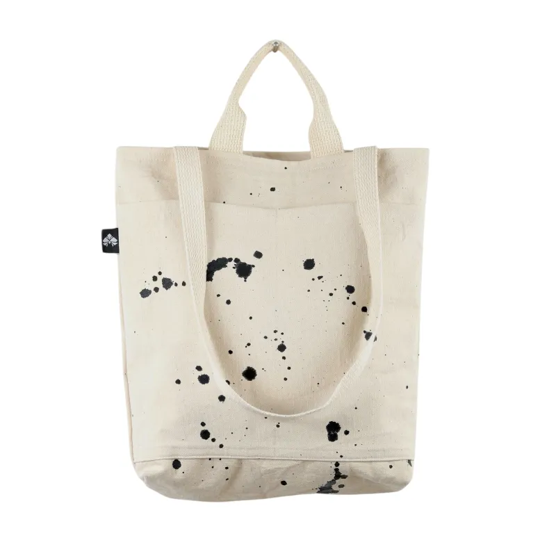 No. 6 CITY TOTE: Olive with Black sold by Hinoki in Common