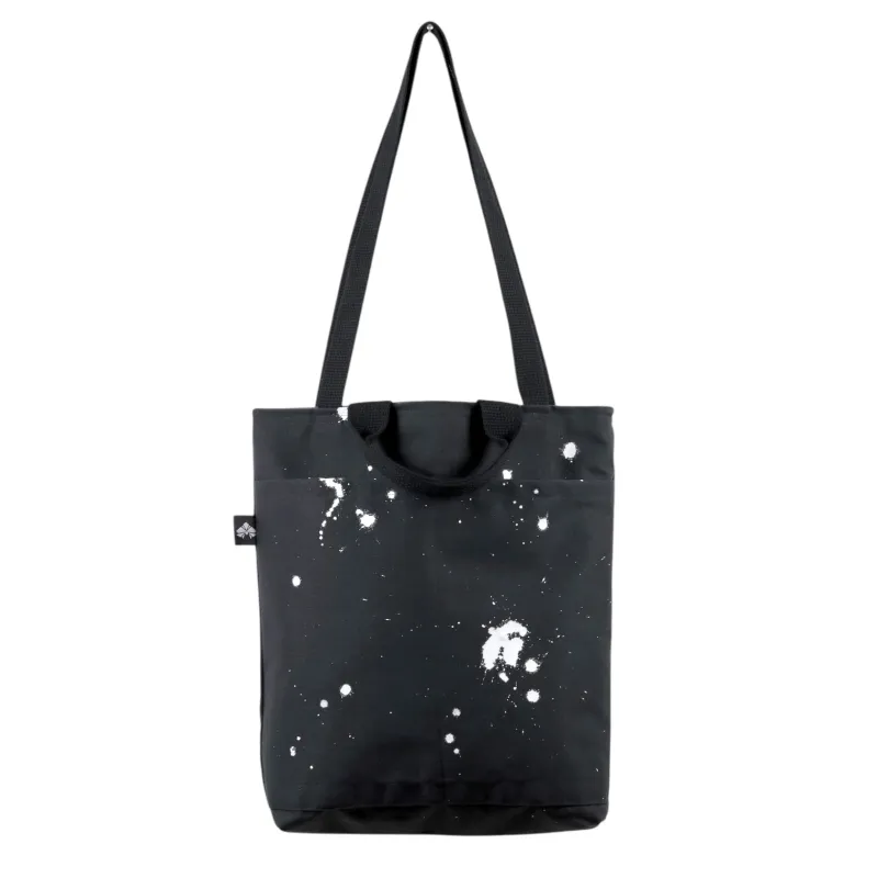 No. 6 CITY TOTE: Black with White sold by Hinoki in Common