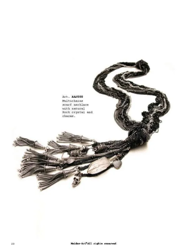 Metal Rock Necklace - Collana sold by Maiden-Art