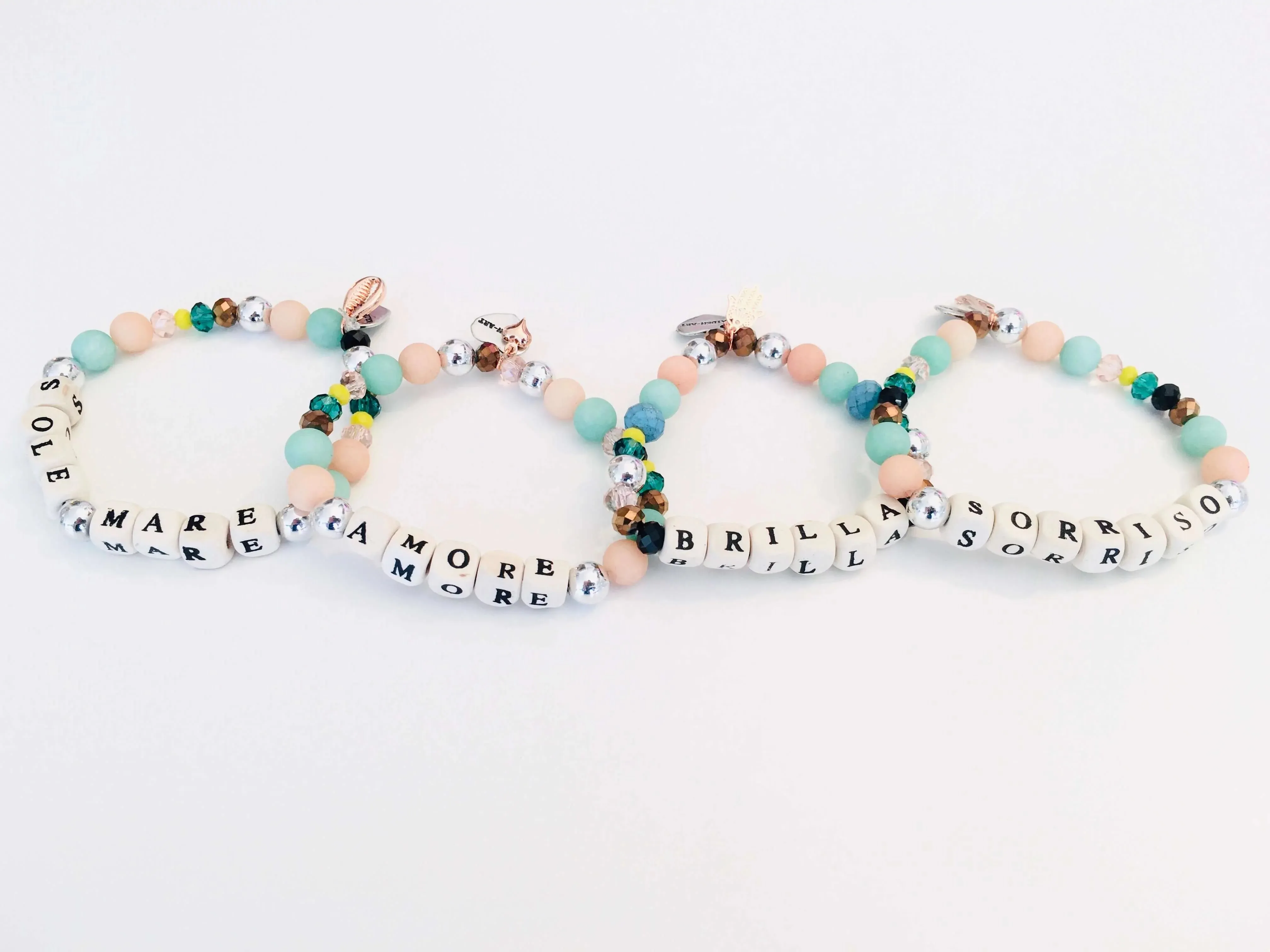 Summer Bracelets, colorful beads bracelets and positive messages sold by Maiden-Art product image thumbnail 4