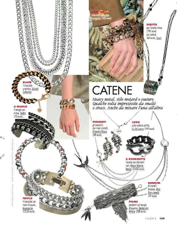 Silver Swarovski Crystals Statement Bracelet sold by Maiden-Art product image thumbnail 3