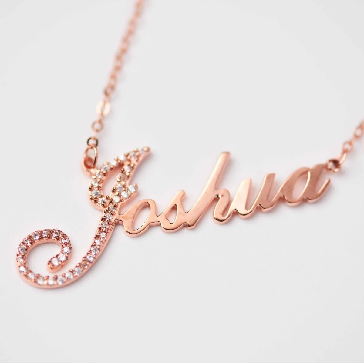 Full Silver Diamond Pendant Necklace sold by Maiden-Art product image thumbnail 2