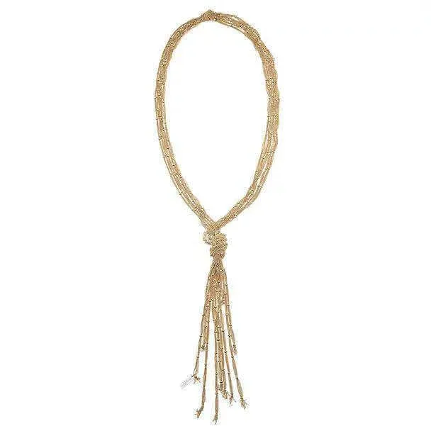 Rose Gold Lariat & Y Necklace sold by Maiden-Art