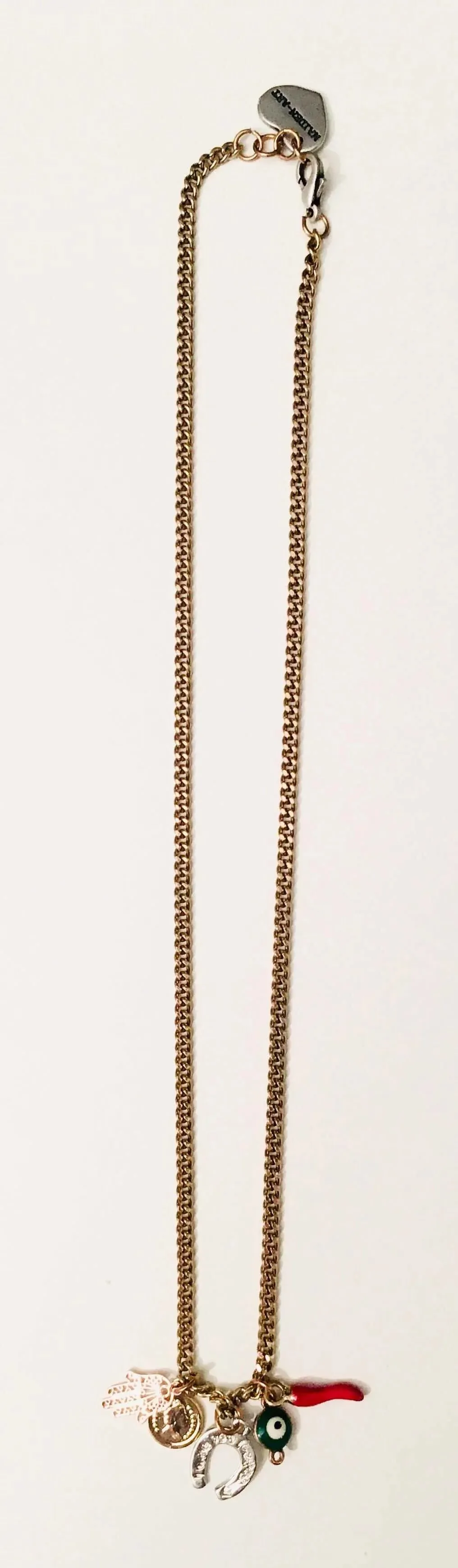 Red Horn and Evil Eye Talisman Necklace - Talisman Jewelry sold by Maiden-Art product image thumbnail 3