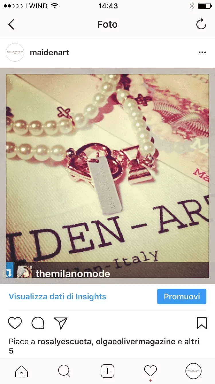 Silver Pearl - Necklace *YOU CAN SELECT CHARMS sold by Maiden-Art product image thumbnail 2