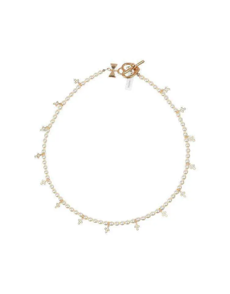 Silver Pearl - Necklace *YOU CAN SELECT CHARMS sold by Maiden-Art