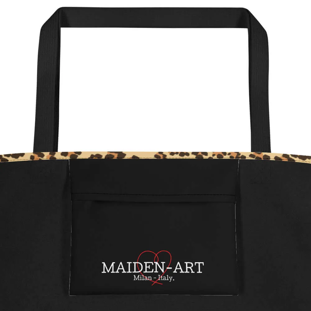 Beach Bag - Leopard sold by Maiden-Art product image thumbnail 3