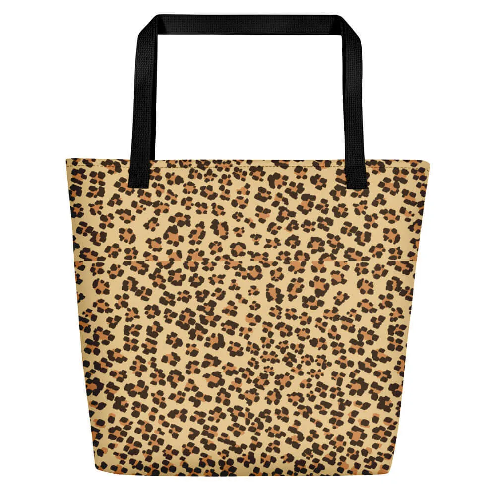 Beach Bag - Leopard sold by Maiden-Art product image thumbnail 2