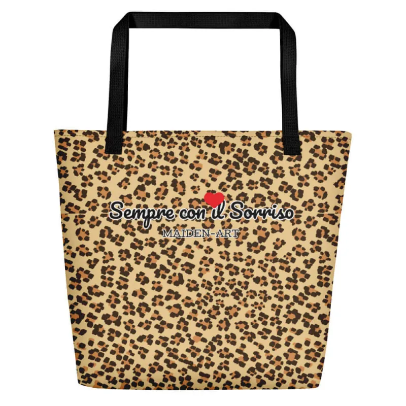 Beach Bag - Leopard sold by Maiden-Art