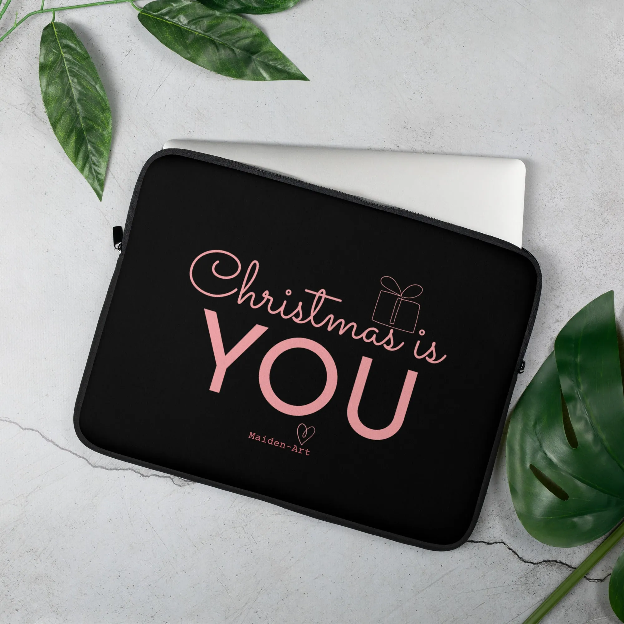 "Christmas is You" - Laptop Sleeve sold by Maiden-Art product image thumbnail 2