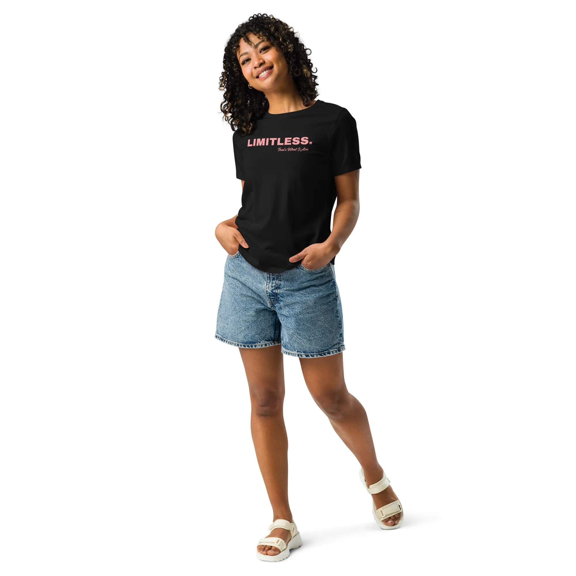 LIMITLESS Women's Relaxed T-Shirt sold by Maiden-Art product image thumbnail 3