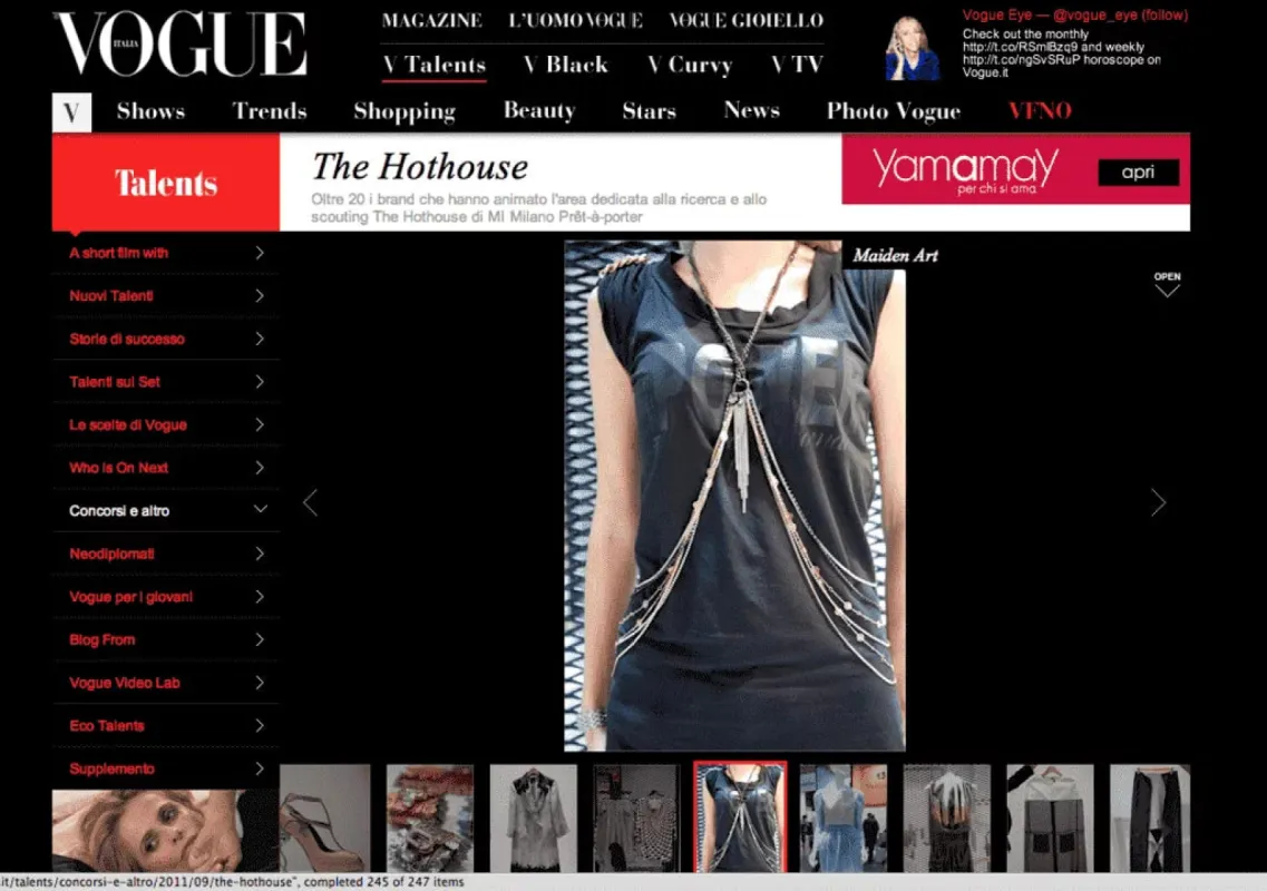 THE VOGUE.IT CHOICE -Body Jewelry/Belt/Necklace | Maiden-Art Boutique sold by Maiden-Art