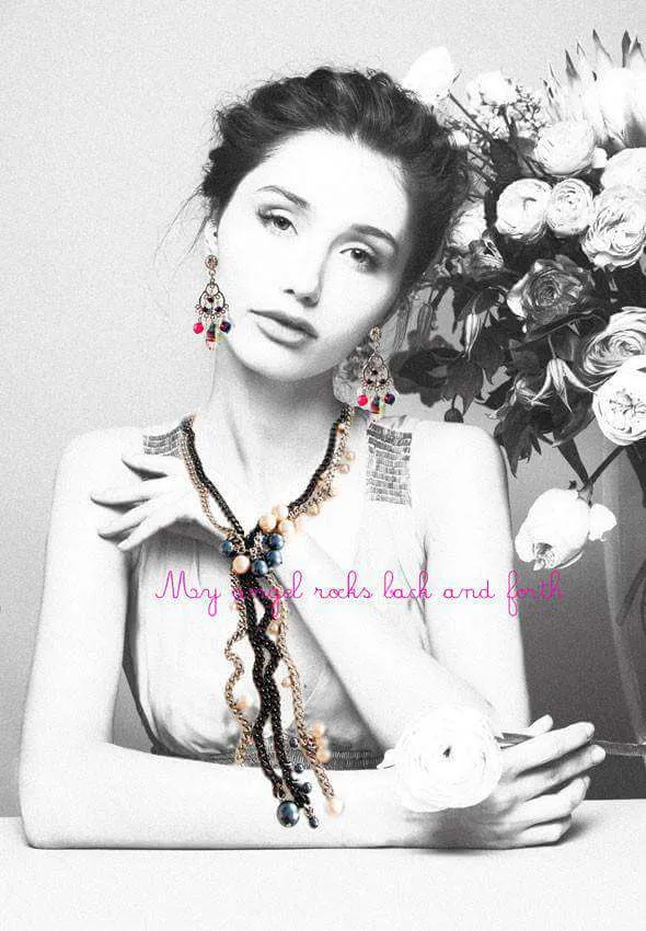 Lariat necklace with oversize pearls. sold by Maiden-Art product image thumbnail 2