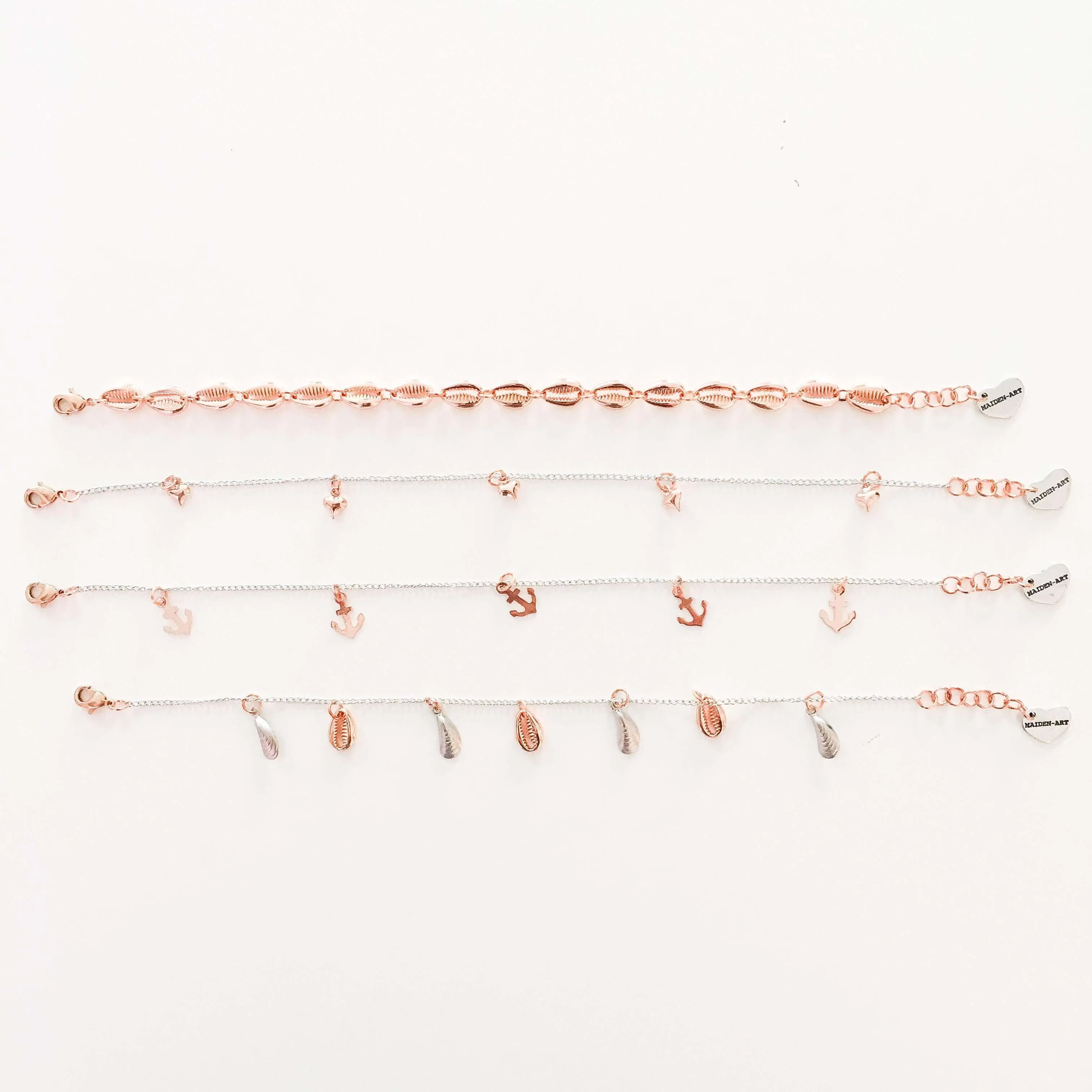 Ankle Chain with Charms in 4 Styles. sold by Maiden-Art product image thumbnail 2