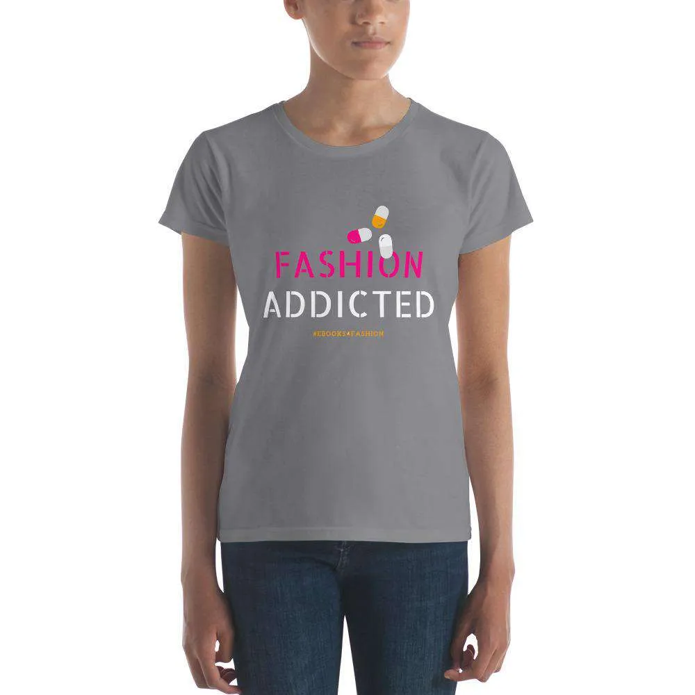 Fashion Addicted Women's short sleeve t-shirt sold by Maiden-Art product image thumbnail 5