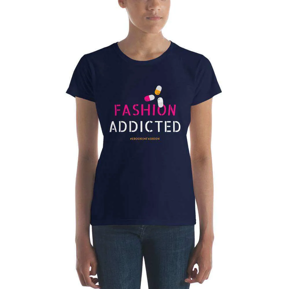 Fashion Addicted Women's short sleeve t-shirt sold by Maiden-Art product image thumbnail 4