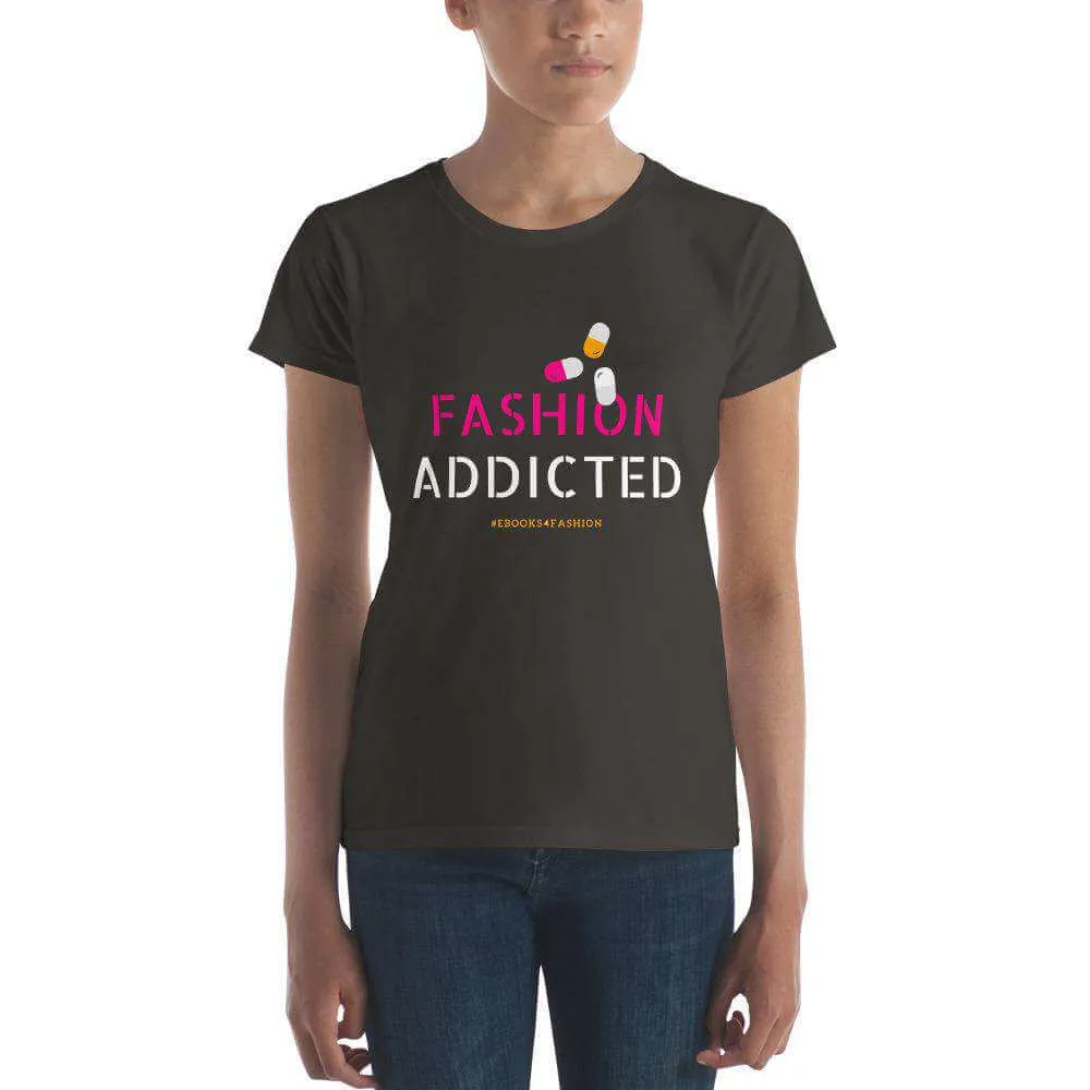 Fashion Addicted Women's short sleeve t-shirt sold by Maiden-Art product image thumbnail 2