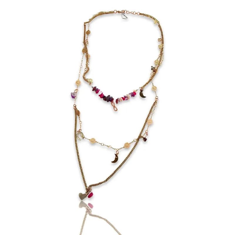 Gold Boho Necklace. Boho Chic necklace, Boho Statement Necklace. sold by Maiden-Art