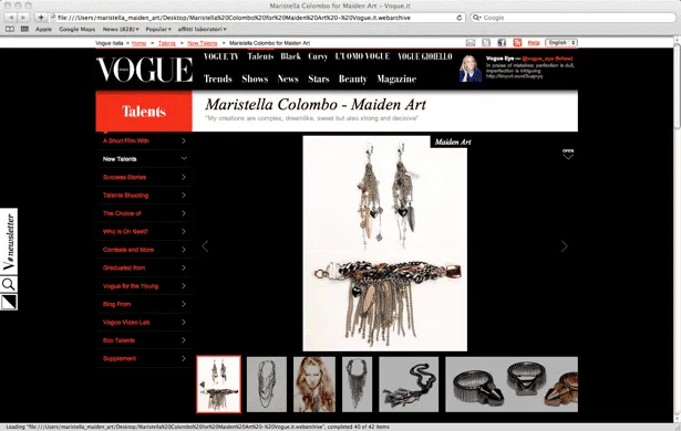 Fringes Charms Bracelet sold by Maiden-Art product image thumbnail 2