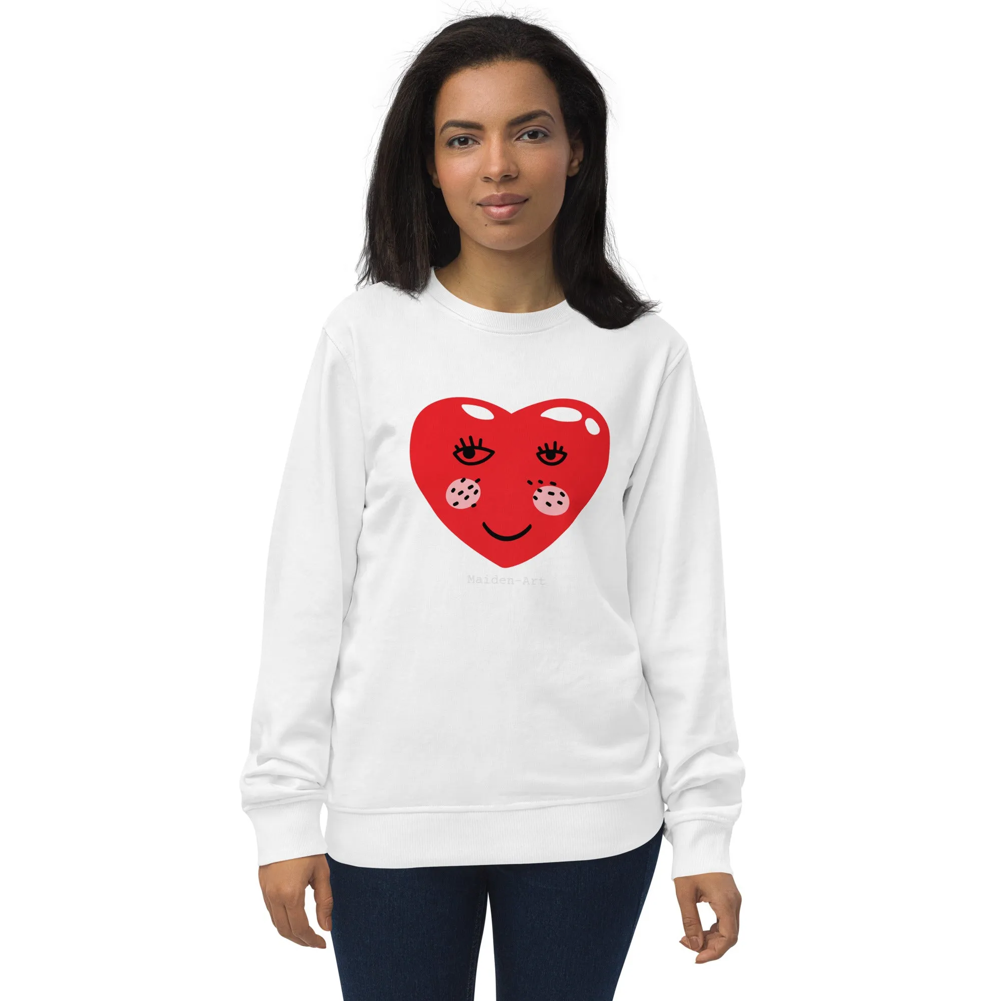 HEART - Unisex organic sweatshirt - LIMITED EDITION sold by Maiden-Art product image thumbnail 5