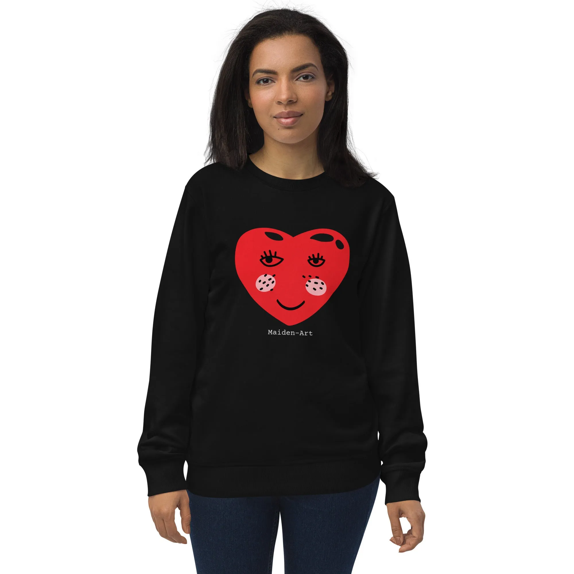 HEART - Unisex organic sweatshirt - LIMITED EDITION sold by Maiden-Art product image thumbnail 2