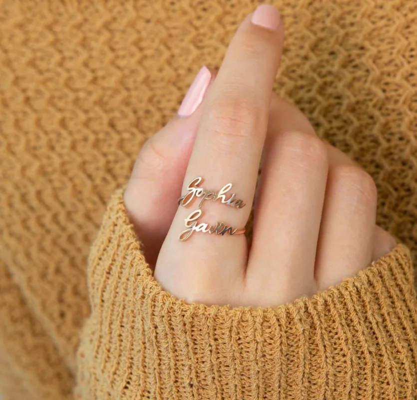 Name Ring sold by Maiden-Art