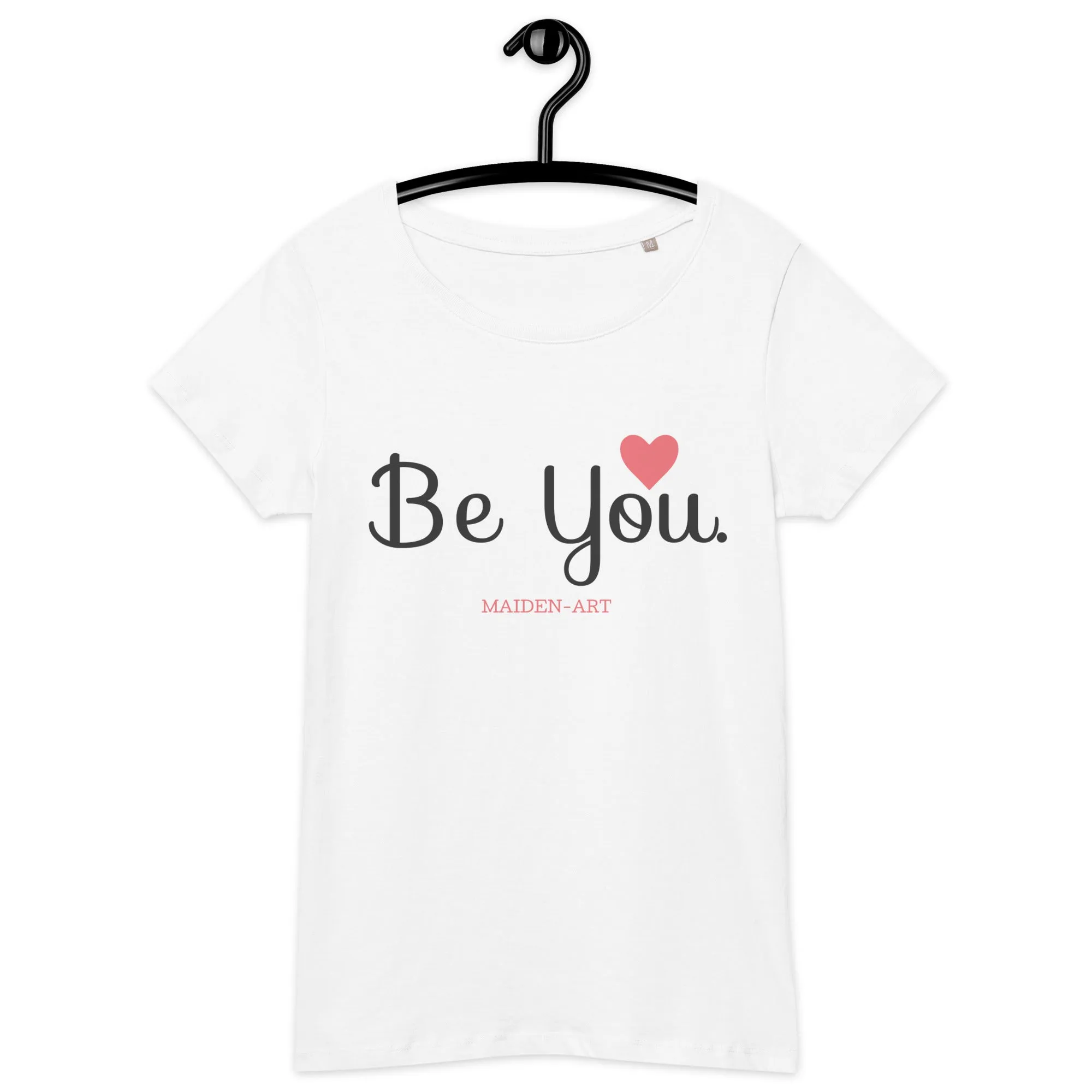 "Be You" organic t-shirt - in White, Pink, Light Grey and Dark Grey. sold by Maiden-Art product image thumbnail 4