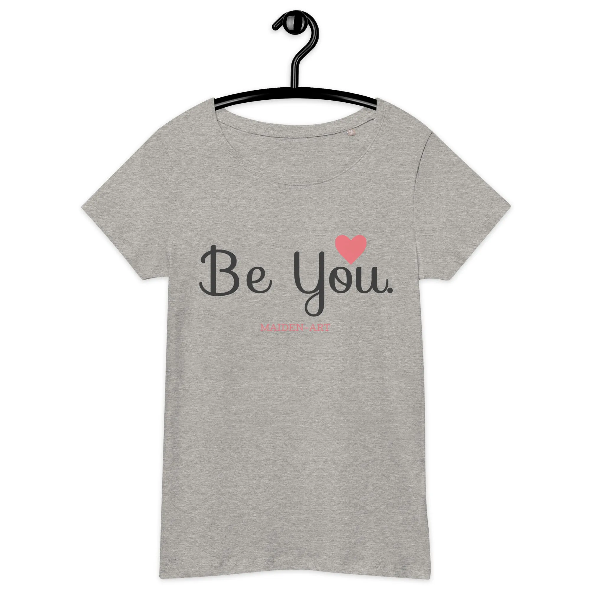 "Be You" organic t-shirt - in White, Pink, Light Grey and Dark Grey. sold by Maiden-Art product image thumbnail 2