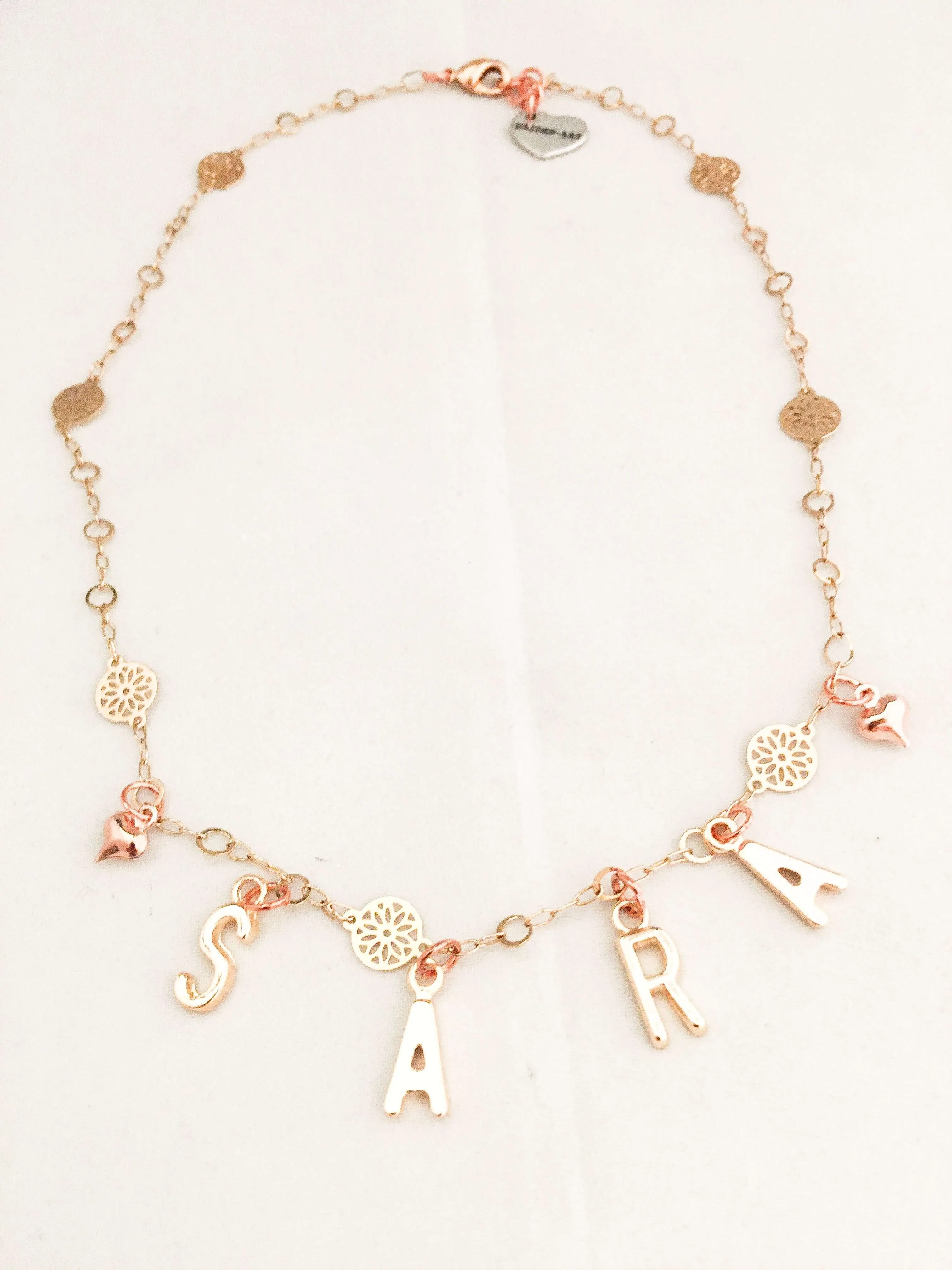 Letter Necklace Gold Personalized. Letter Necklaces for Women, Letter Necklace Mom. sold by Maiden-Art product image thumbnail 4