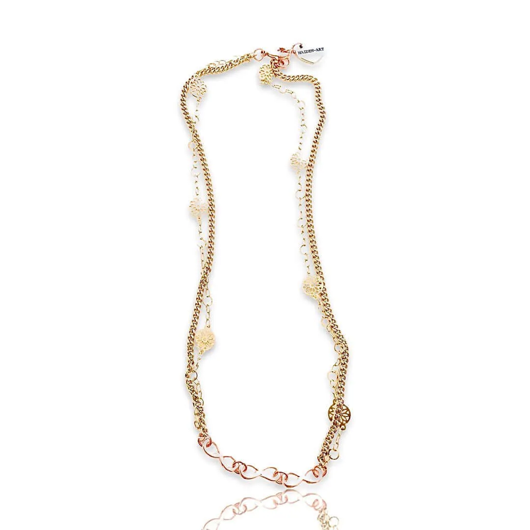 18kt Gold Plated Infinity Necklace. Infinity jewelry. Rose Gold Infinity Necklace sold by Maiden-Art