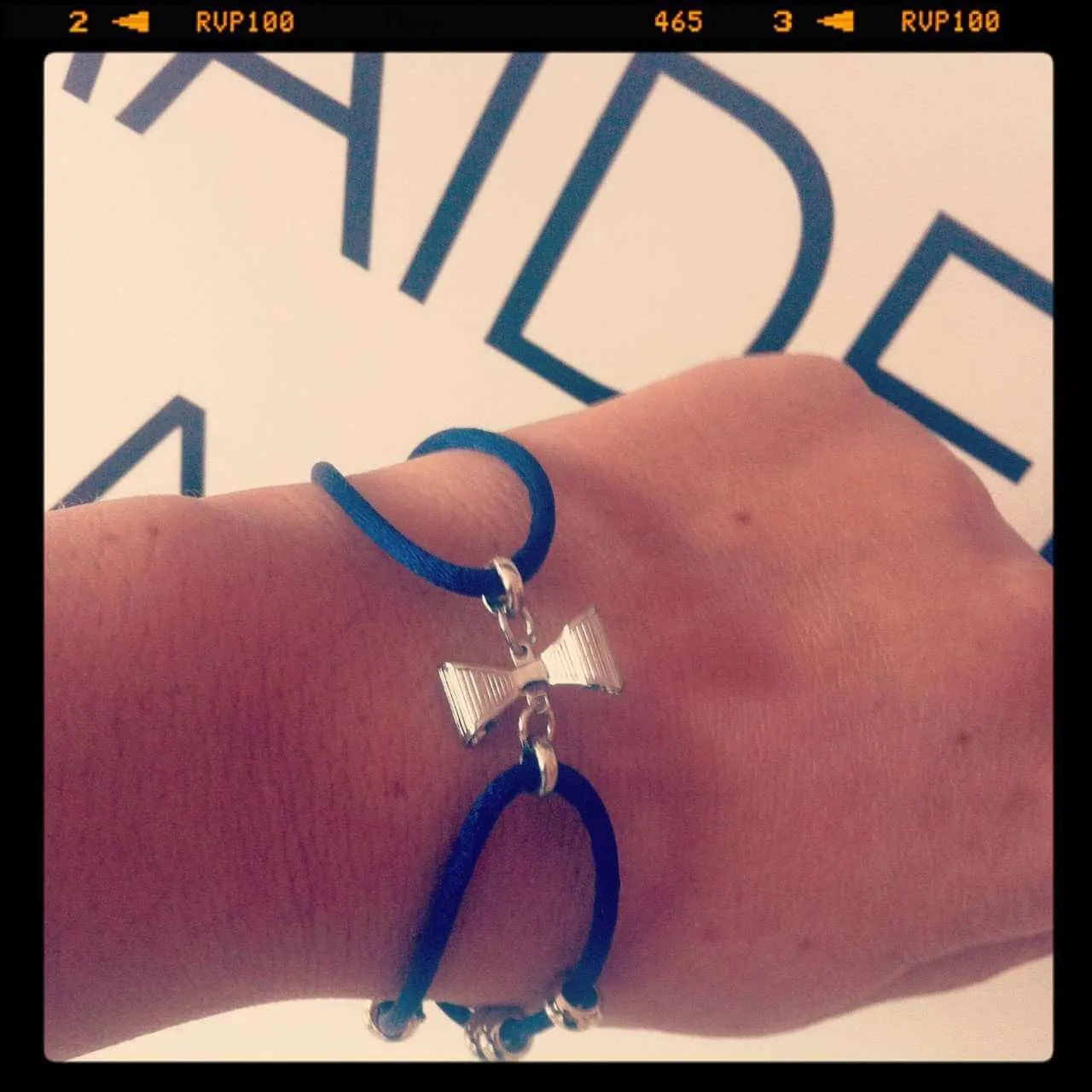 Friendship bracelet with colorful silk cord and a small bow. sold by Maiden-Art product image thumbnail 4