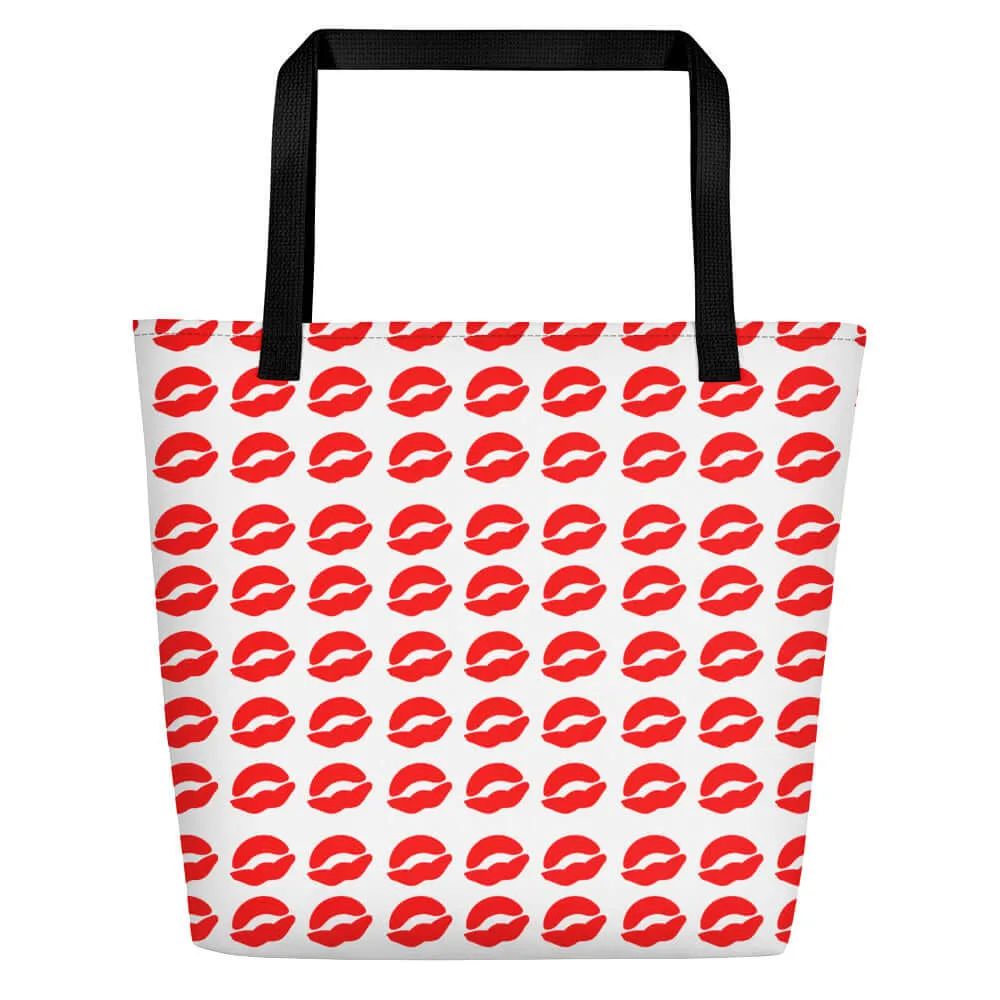 Beach Bag - Kiss sold by Maiden-Art product image thumbnail 2