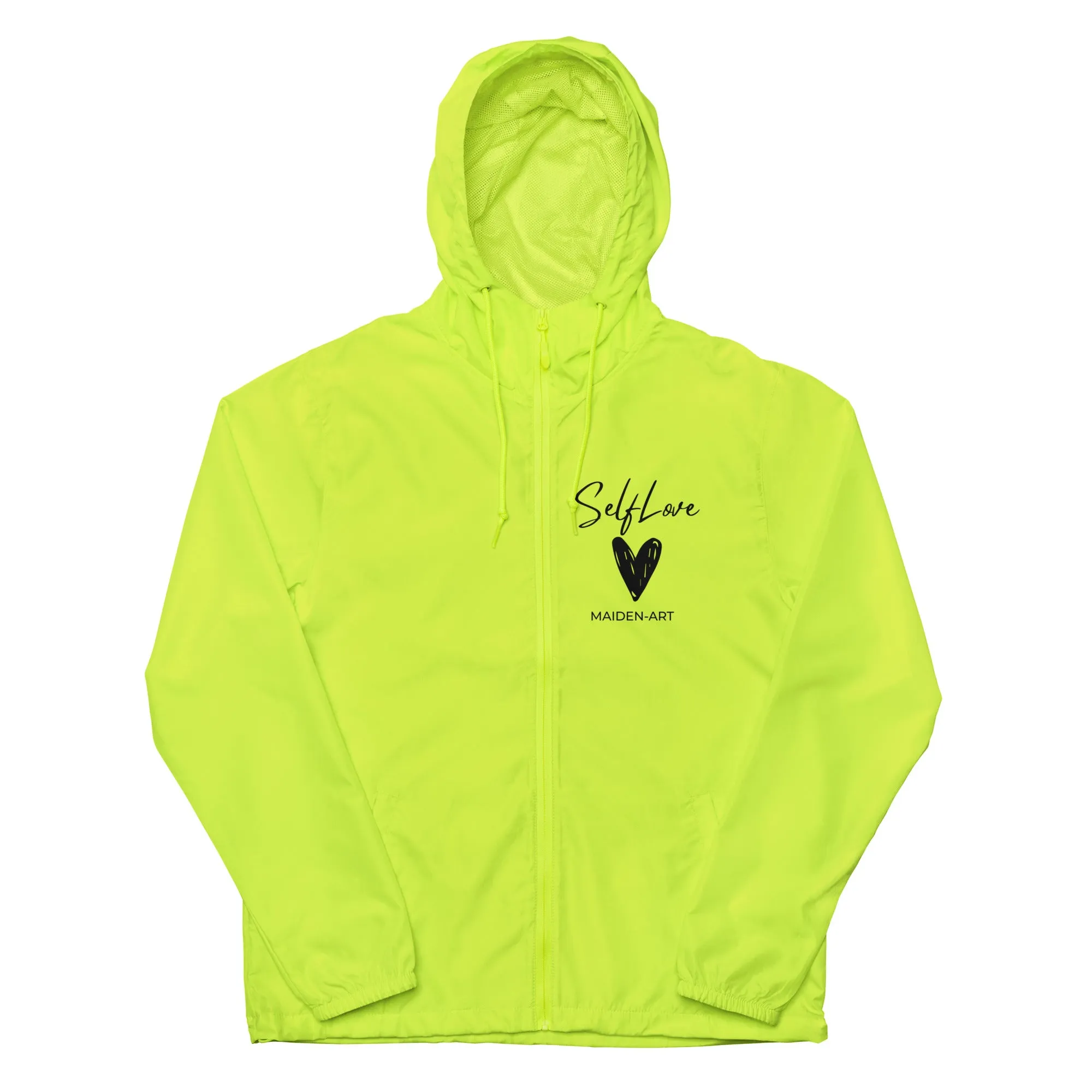 Self Love Unisex lightweight zip up windbreaker sold by Maiden-Art product image thumbnail 5