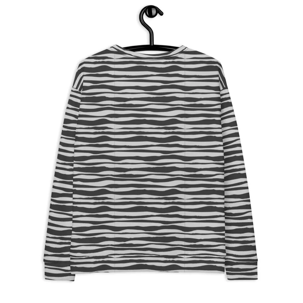 "Be You" Sweatshirt - ZEBRA GREY. sold by Maiden-Art product image thumbnail 2