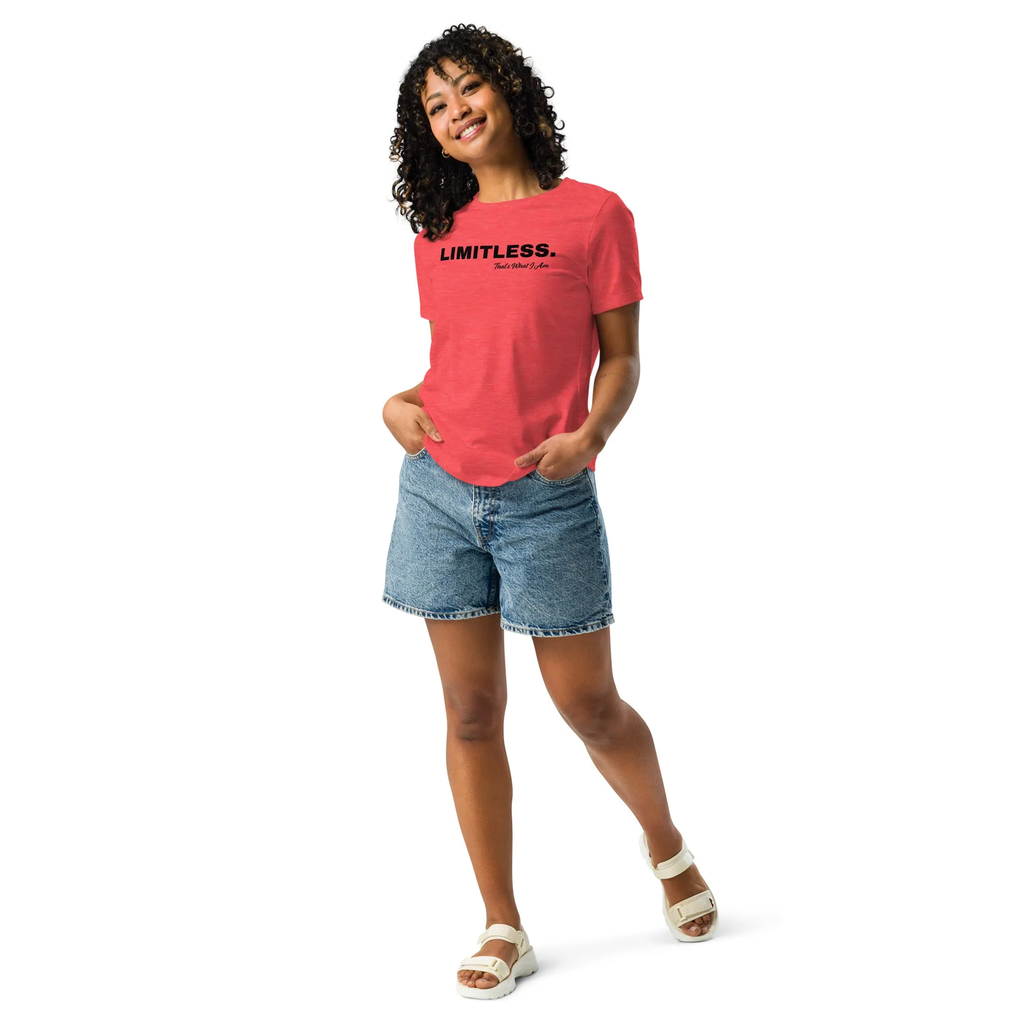 LIMITLESS Women's Relaxed T-Shirt sold by Maiden-Art product image thumbnail 5